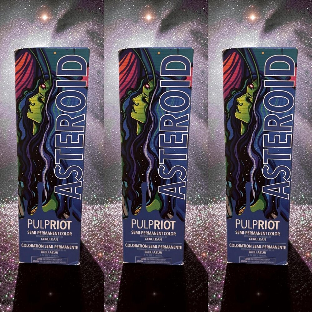 Pulp Riot Semi-Permanent Haircolor 4 oz Asteroid_ 3 units